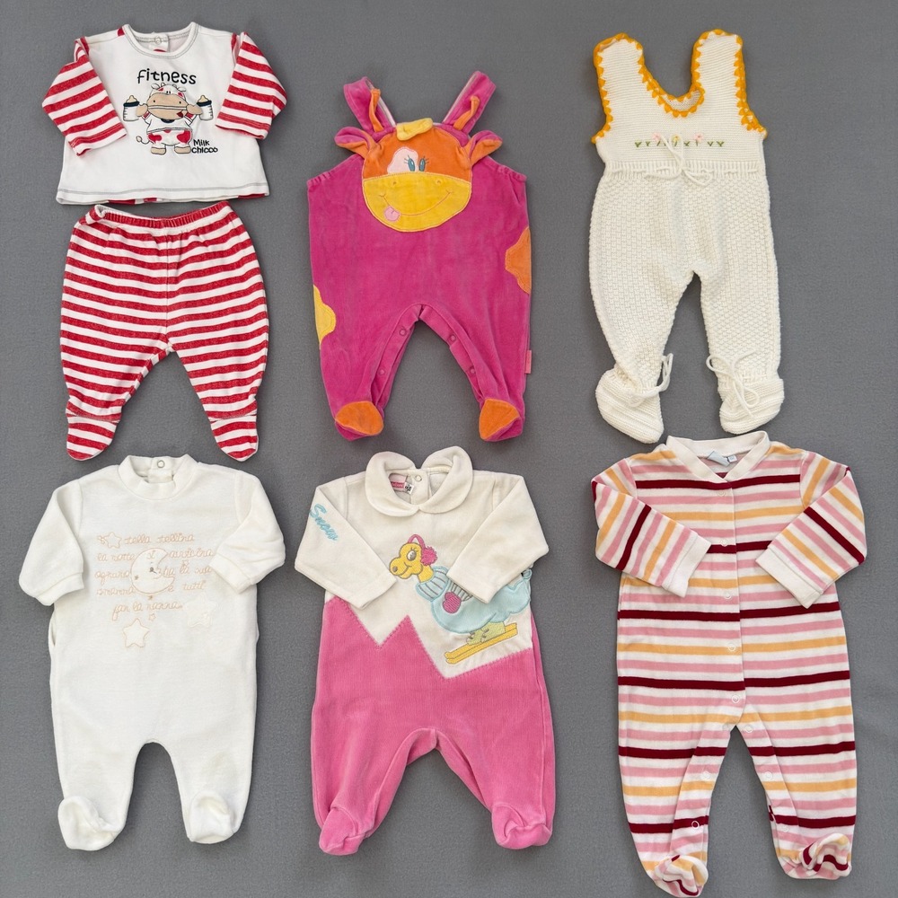 Baby Girl's Cute Clothes Set Sizes 0-3 Months